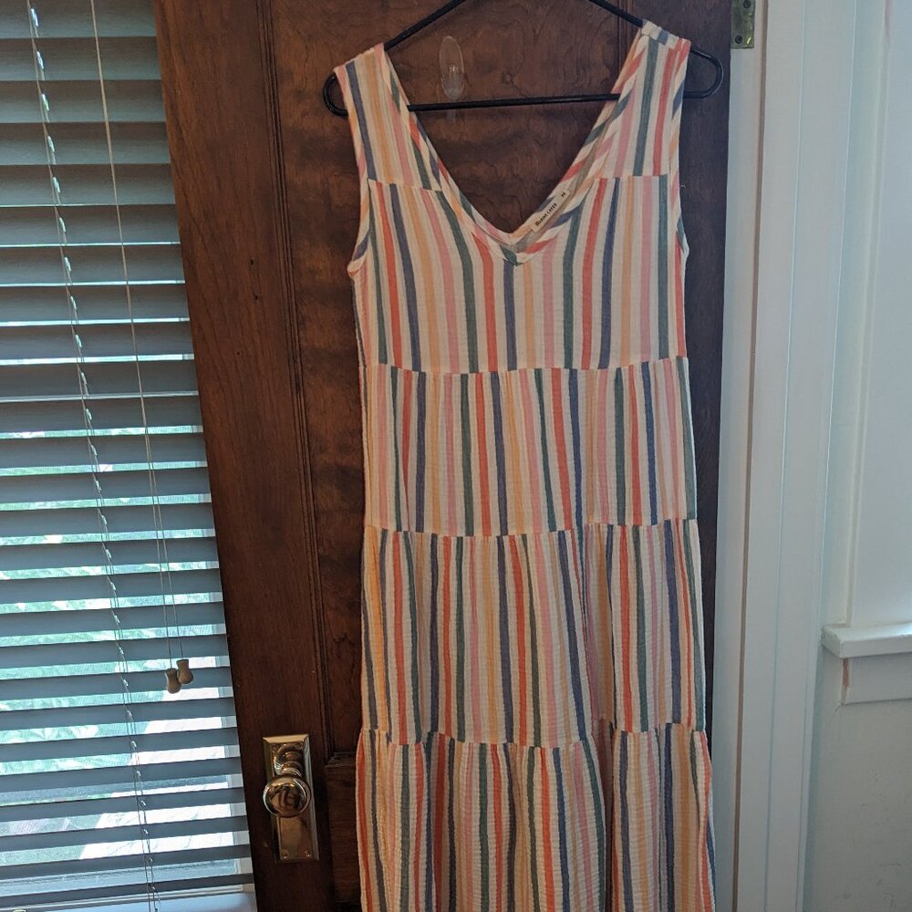 Marine Layer Corinne Double Cloth Maxi Dress Size XS